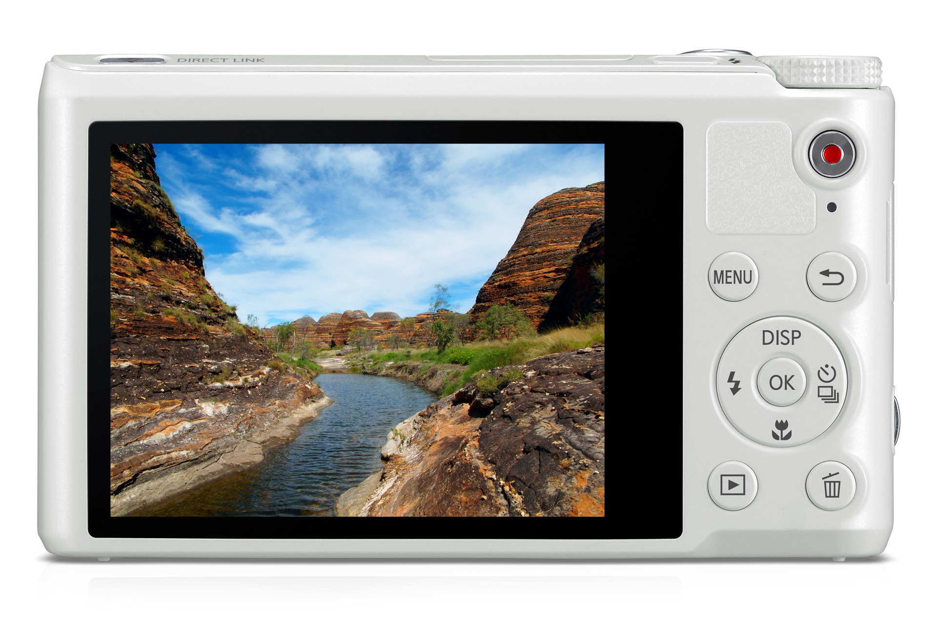 SAMSUNG WB280F 2 Back WHITE