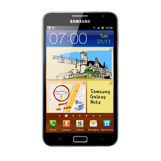 GT-N7000 Front BLACK
