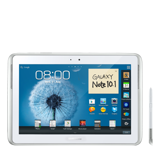 GT-N8000 Front Pen white