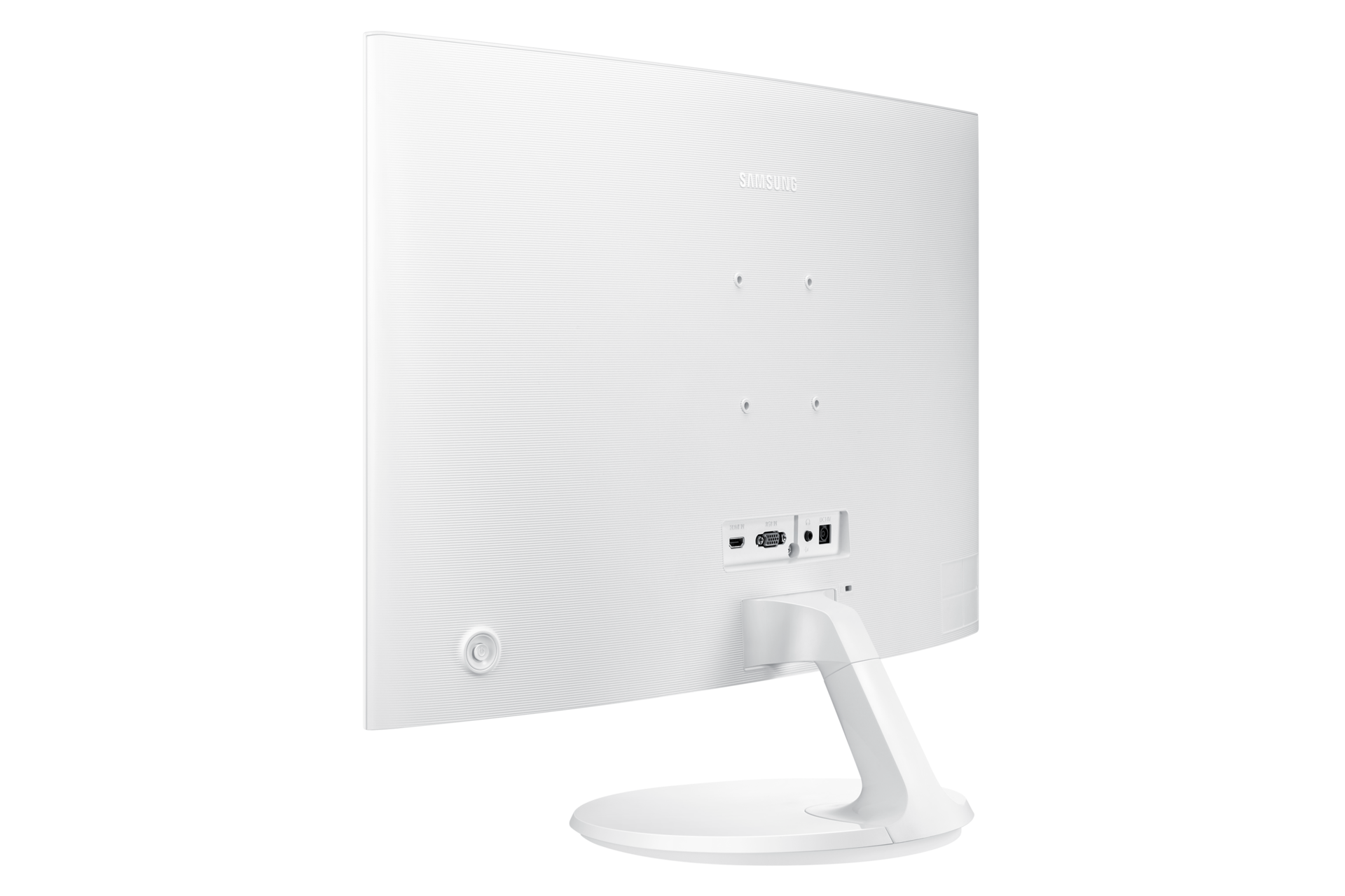 32" Essential White Curved Monitor with the deeply immersive viewing