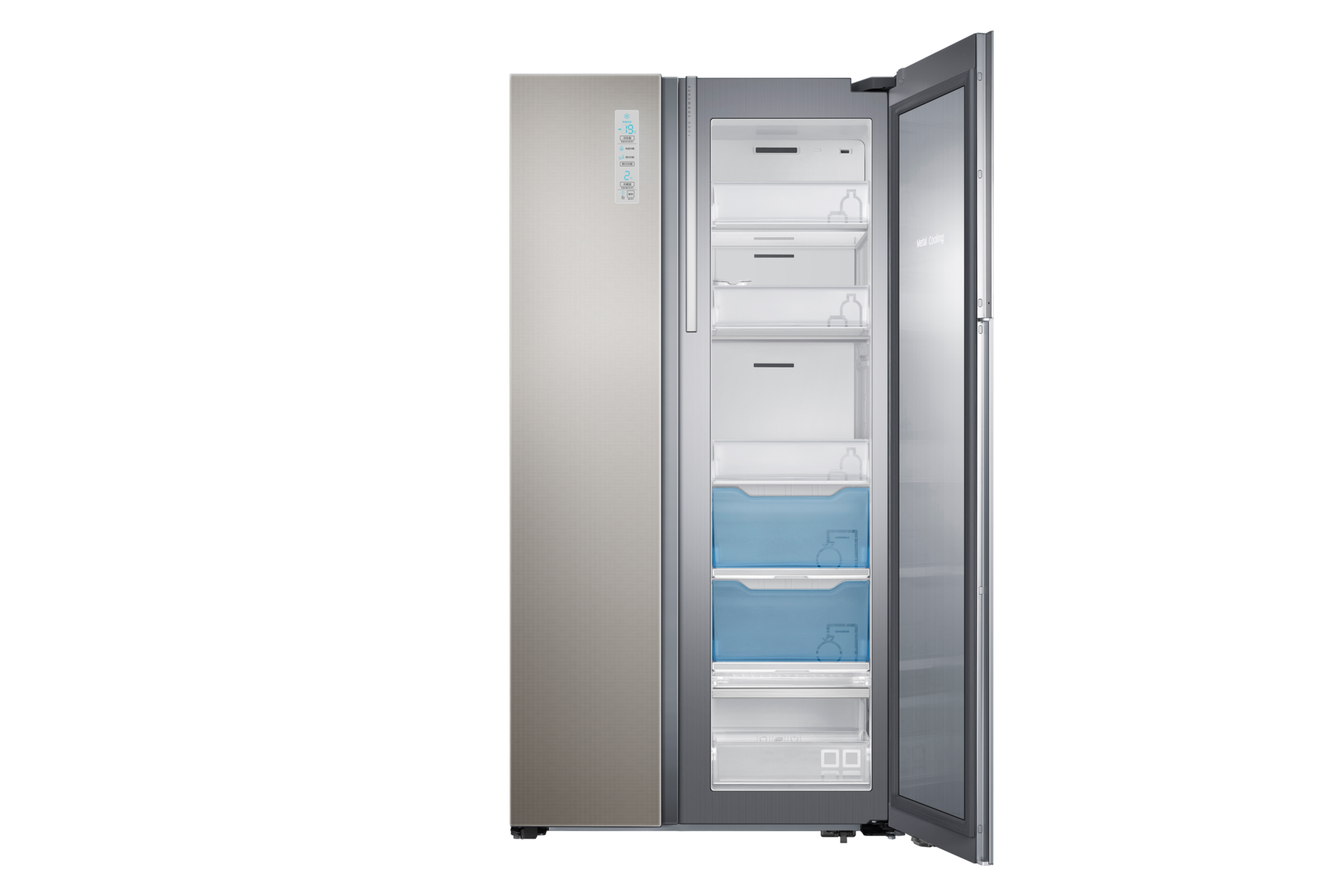 RH60H90203L Side by Side Refrigerator 605L Grace Metal RH60H90203L/SH