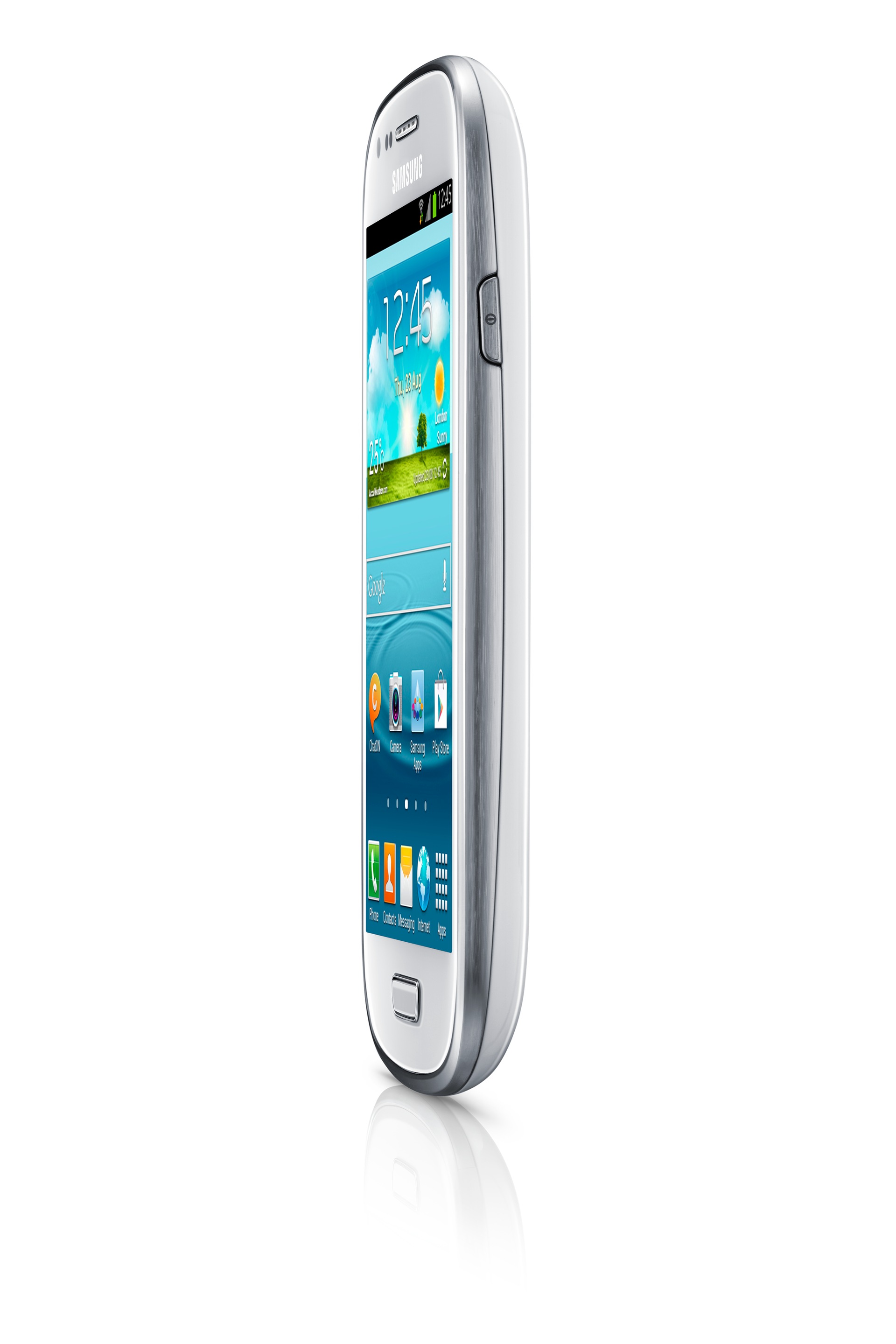 GT-I8190 3 Left Angle 30 Degree white