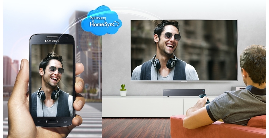 HomeSync* & Samsung Link: Sync immediately, share easily