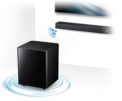 samsung f450 soundbar ie richness sounds bass experience