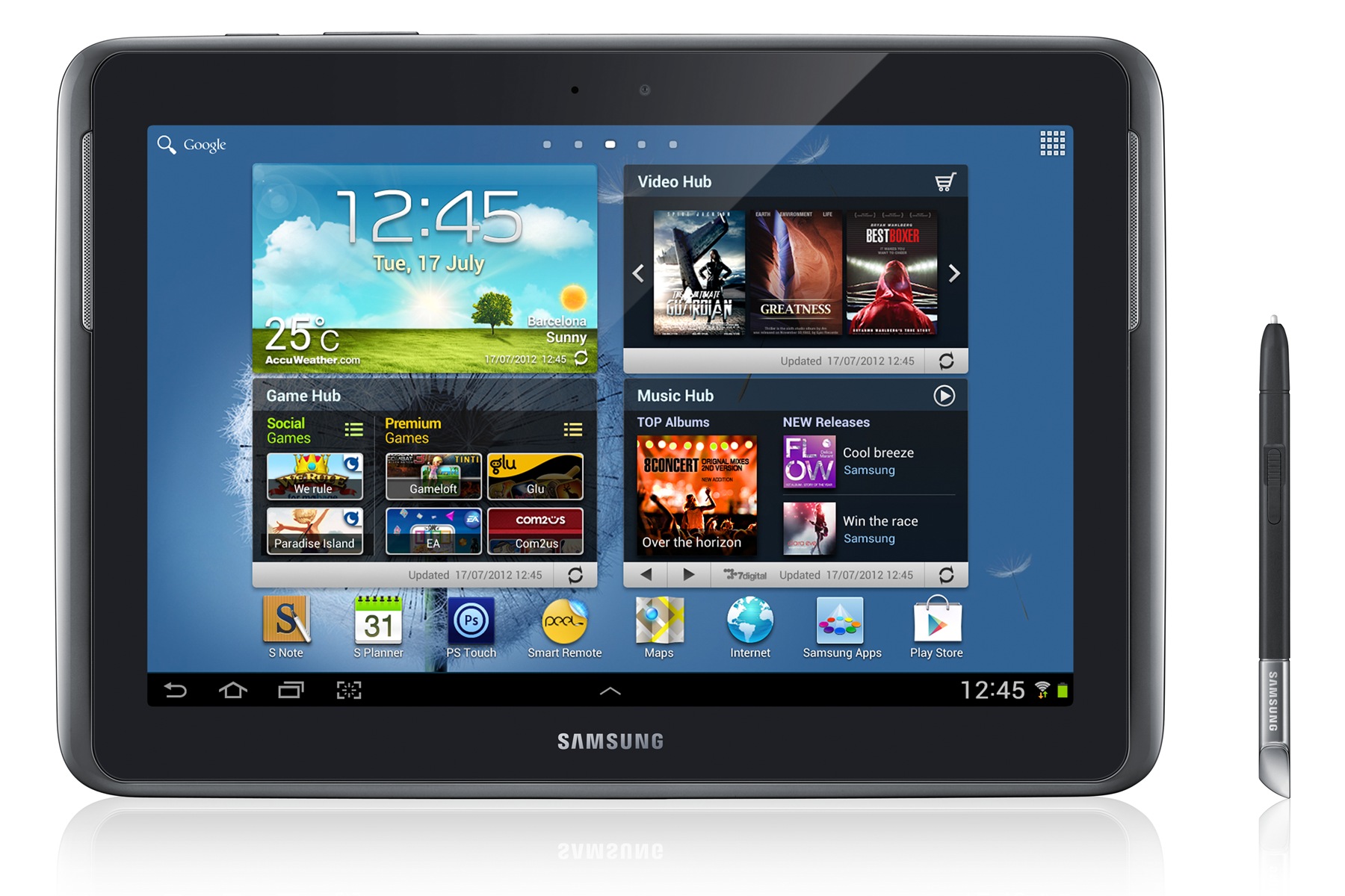 GT-N8000 27 Front Grey