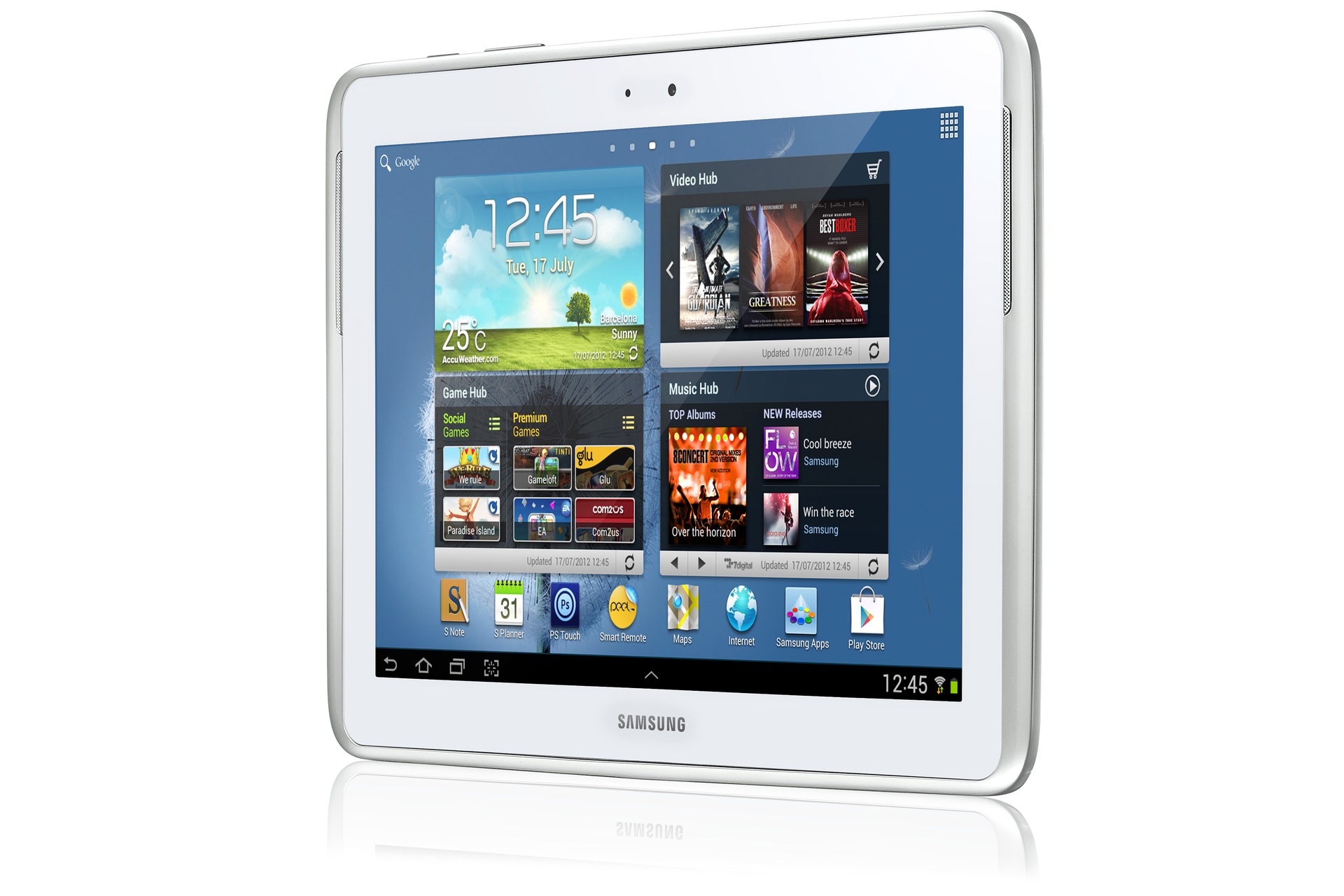 GT-N8000 3 Right Angle White