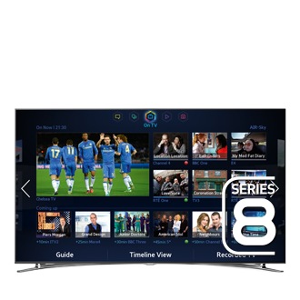 UE55F8000ST Front Black