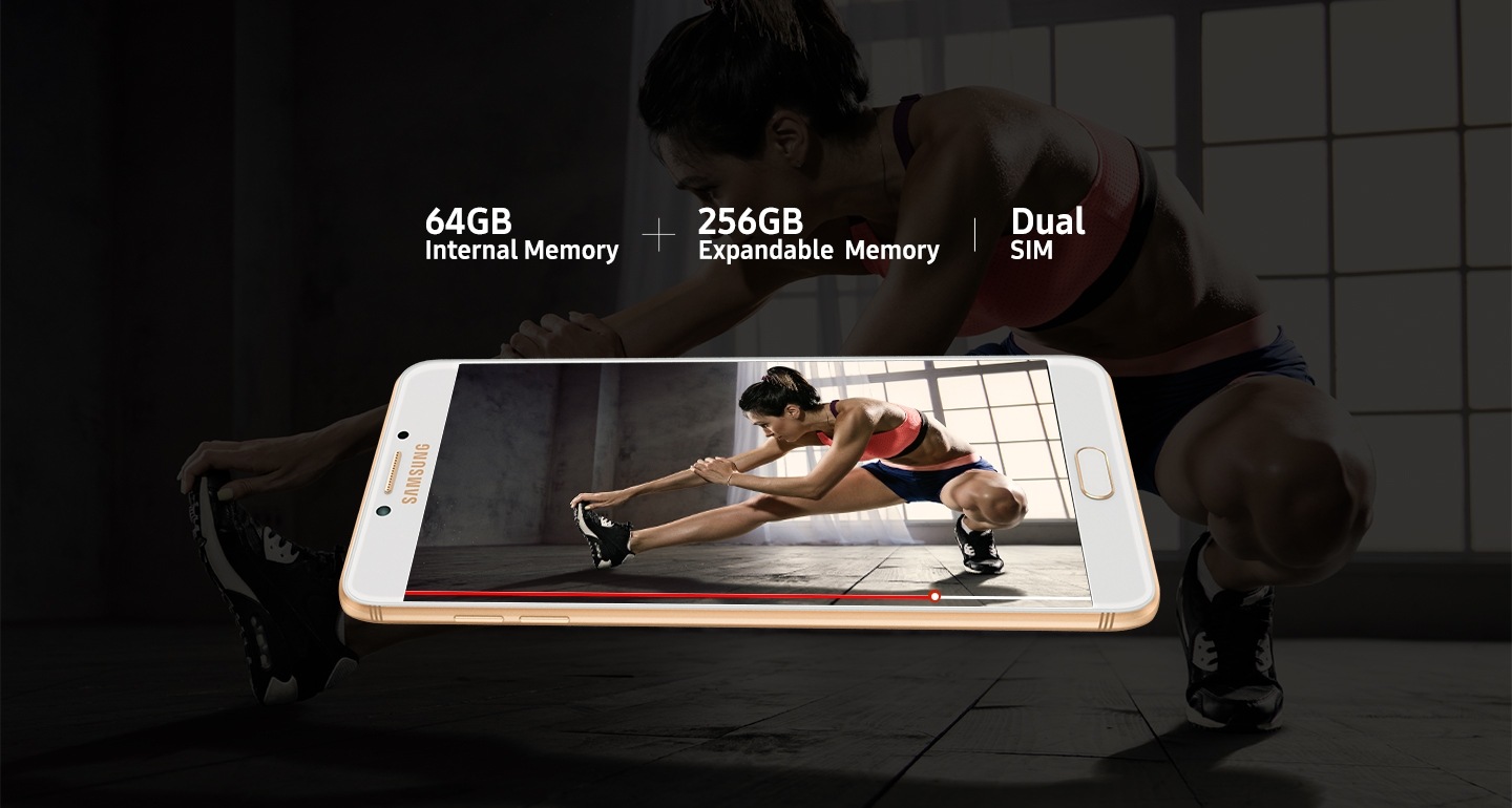 Samsung Galaxy C7 Pro with 64GB Internal memory