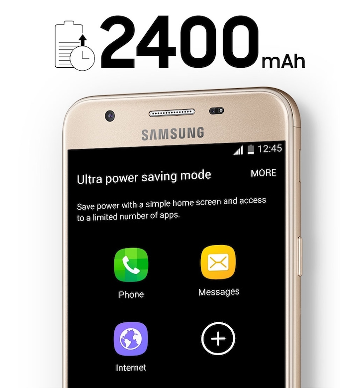 Tech Specs - Samsung Galaxy J5 Prime 2400 mAh Battery