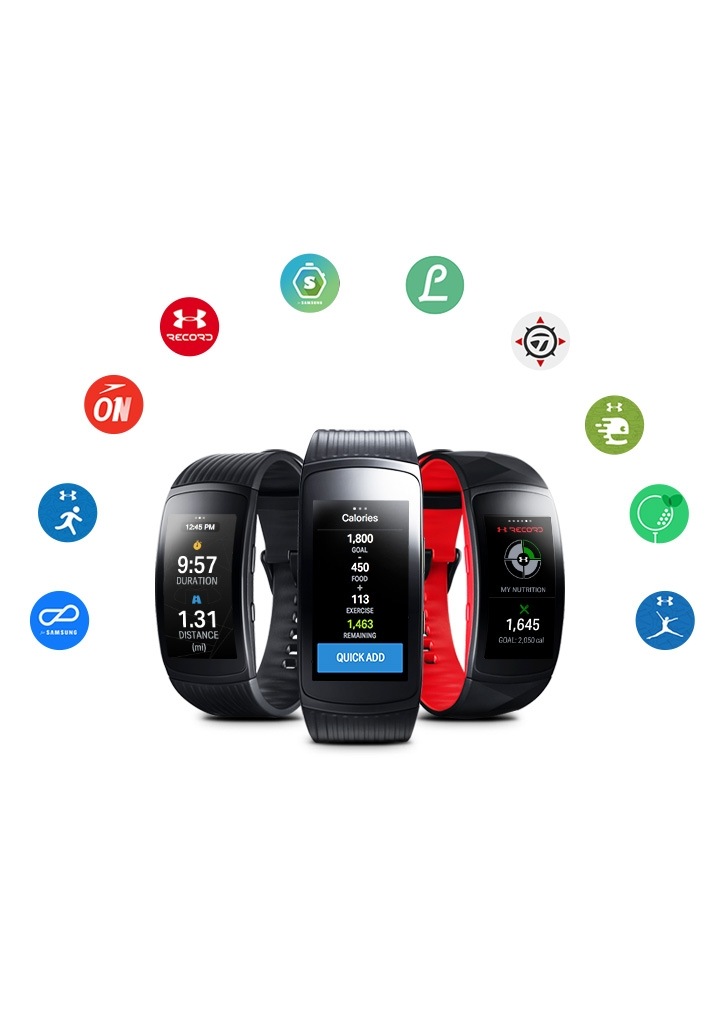 samsung gear fit2 pro large black