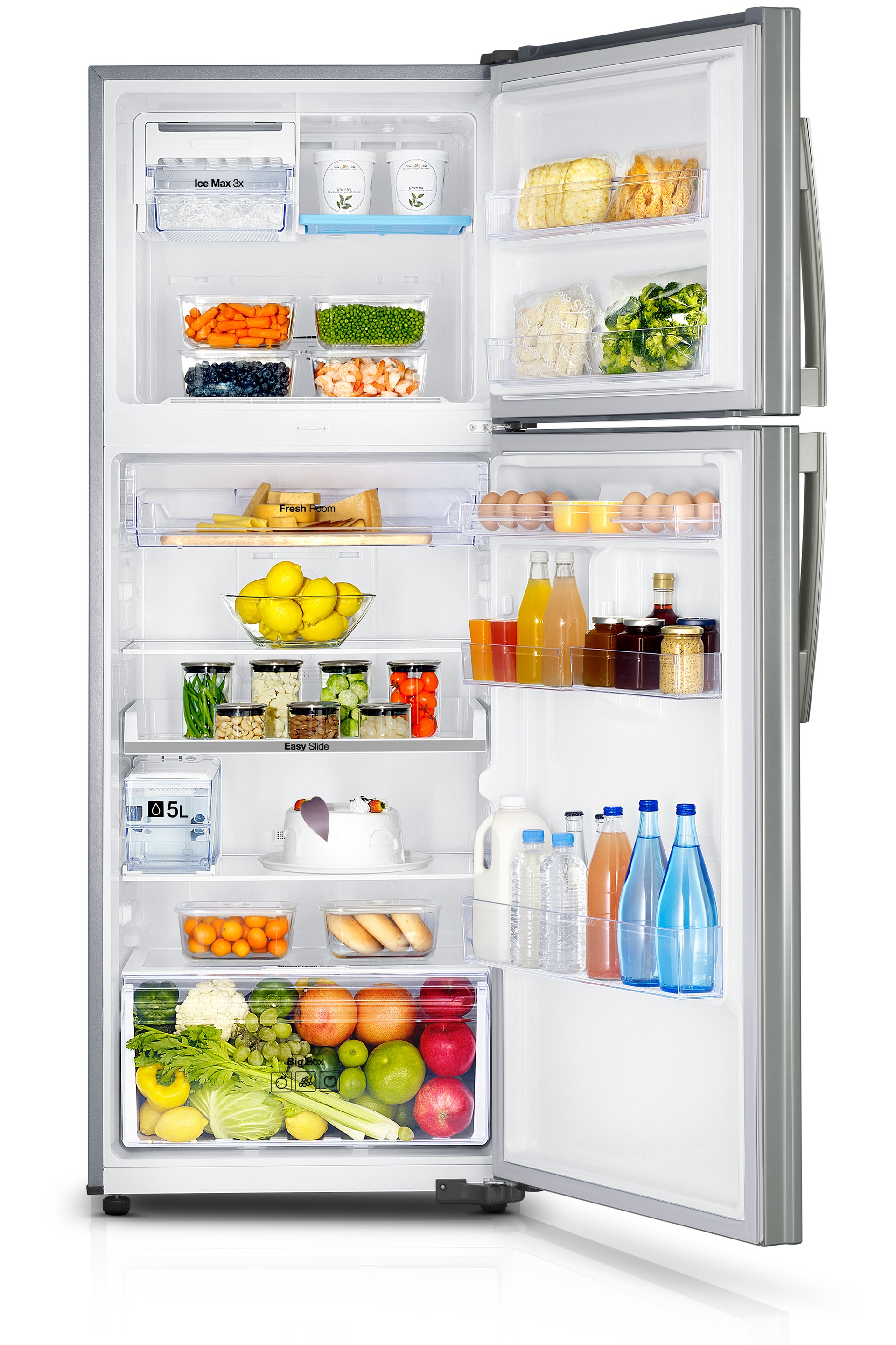 RT42FEJQASP 5 Front Open-With-Food-Coolpack Silver