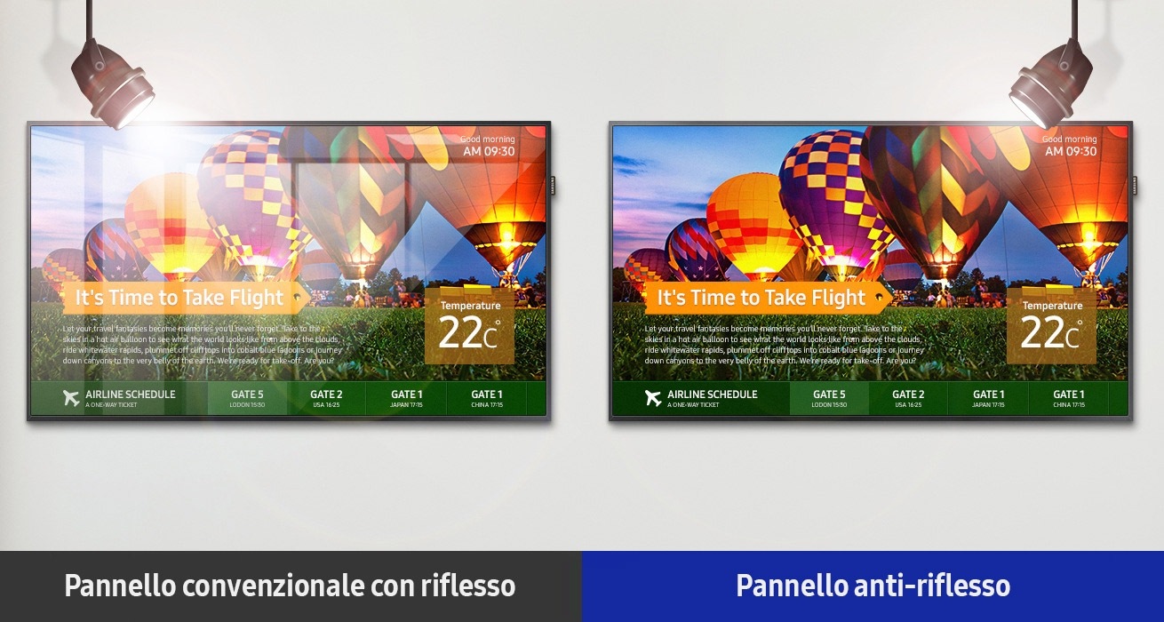 IMMAGINI BRILLANTI E SENZA RIFLESSI