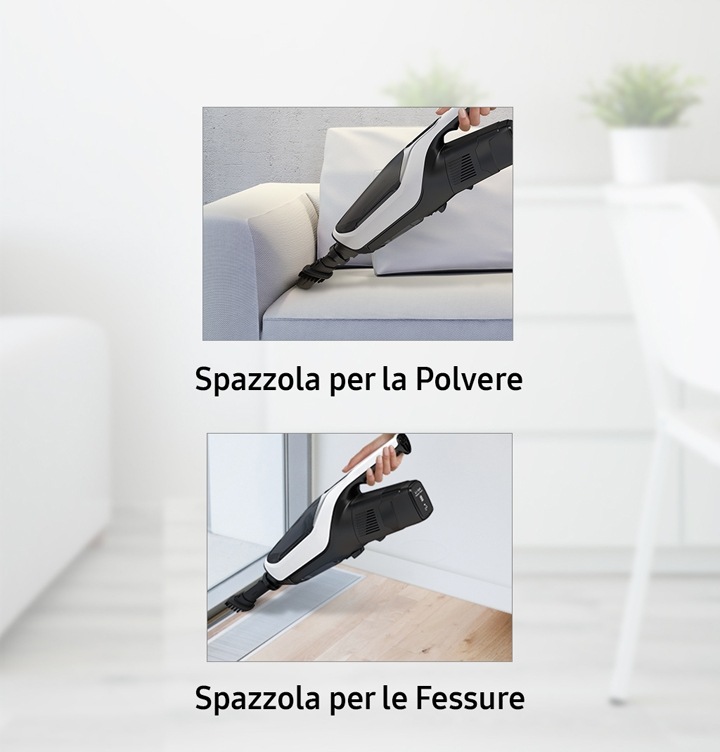 Accessori integrati facili da trovare e da utilizzare