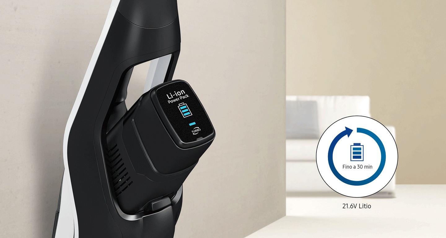 Tutta la potenza e la durata della batteria sempre a portata di mano
