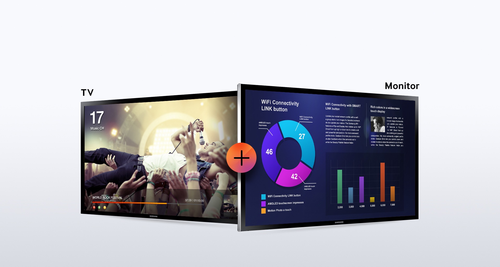 The perfect monitor doubles as the perfect personal TV 