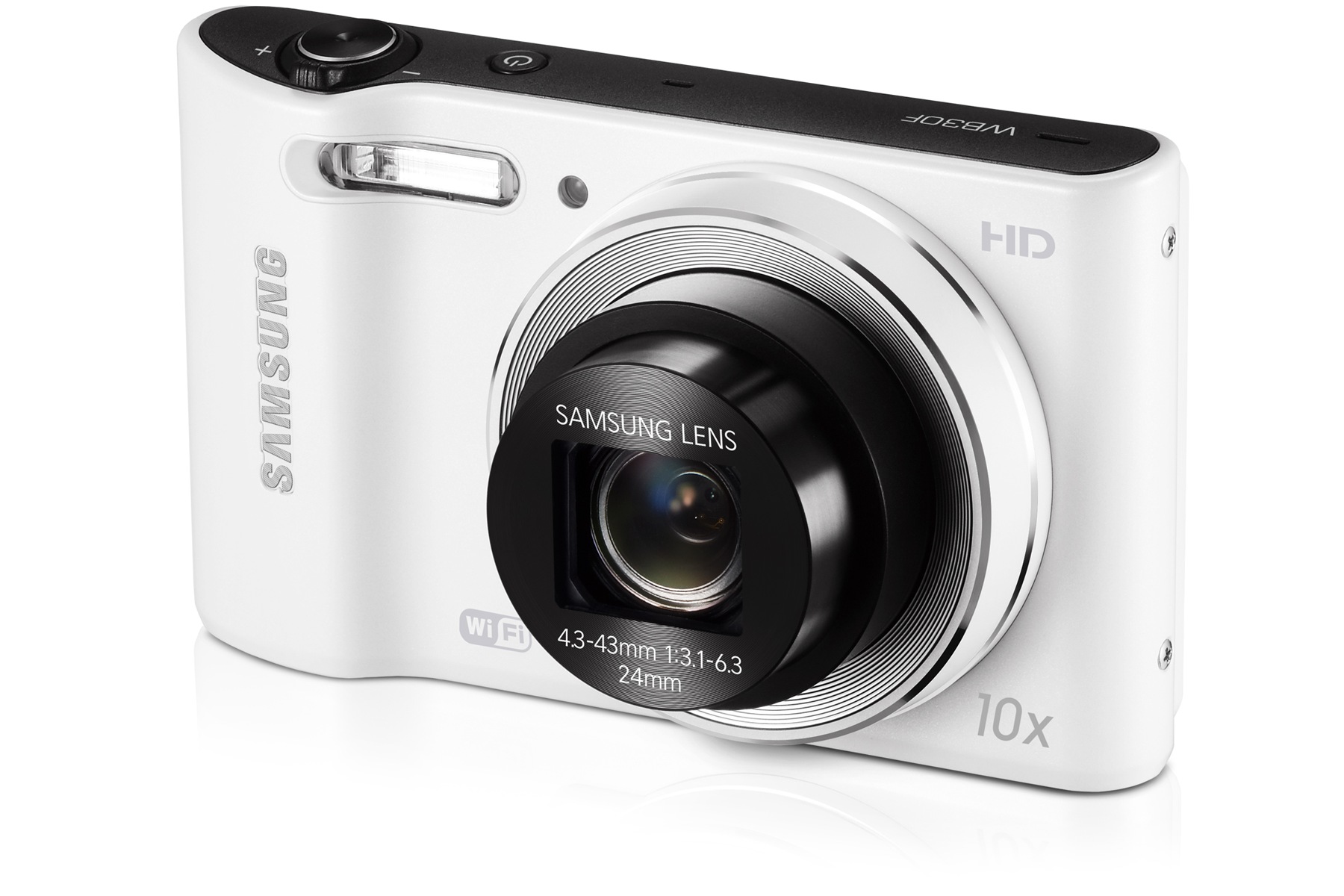 SAMSUNG WB30F 2 Vista angolo destro Bianco