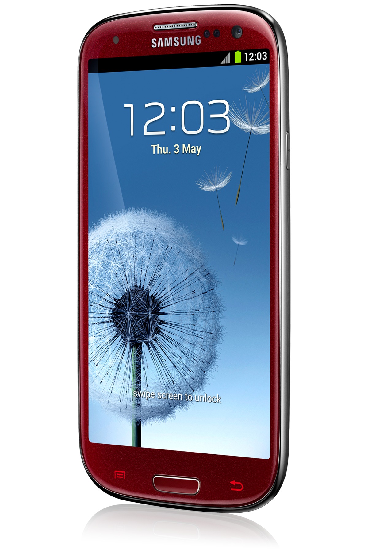 GT-I9300 45 Vista angolo destro Rosso