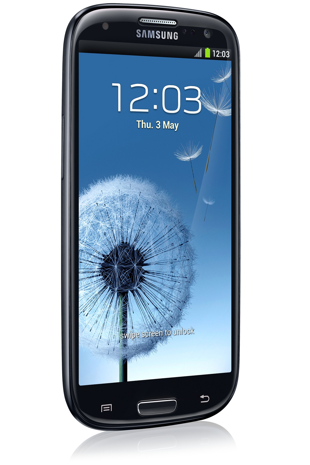 GT-I9300 4 Vista angolo sinistro Nero