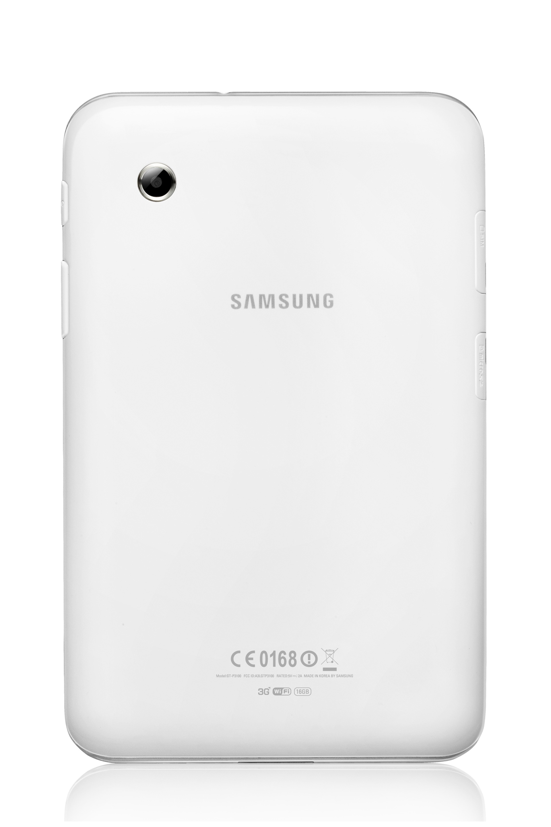 GT-P3100 4 Vista posteriore Bianco