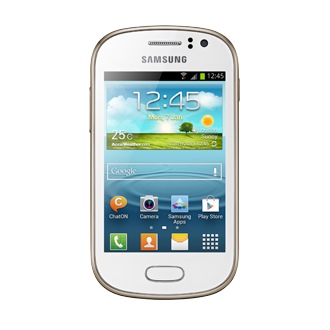 GT-S6810P Vista frontale Bianco