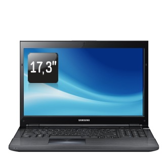 NP700G7C Vista frontale aperta Nero