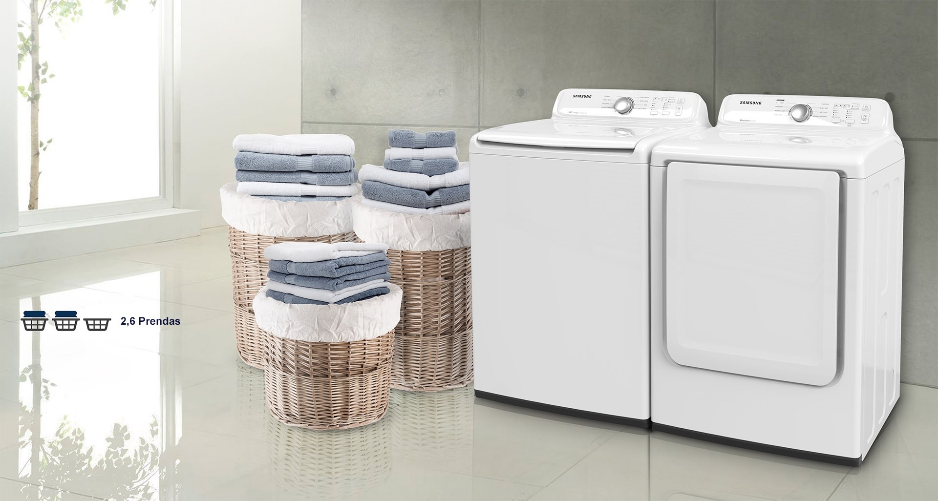 SAMSUNG SECADORA DV40J3000EW/A2 10 KG ELECTRICA