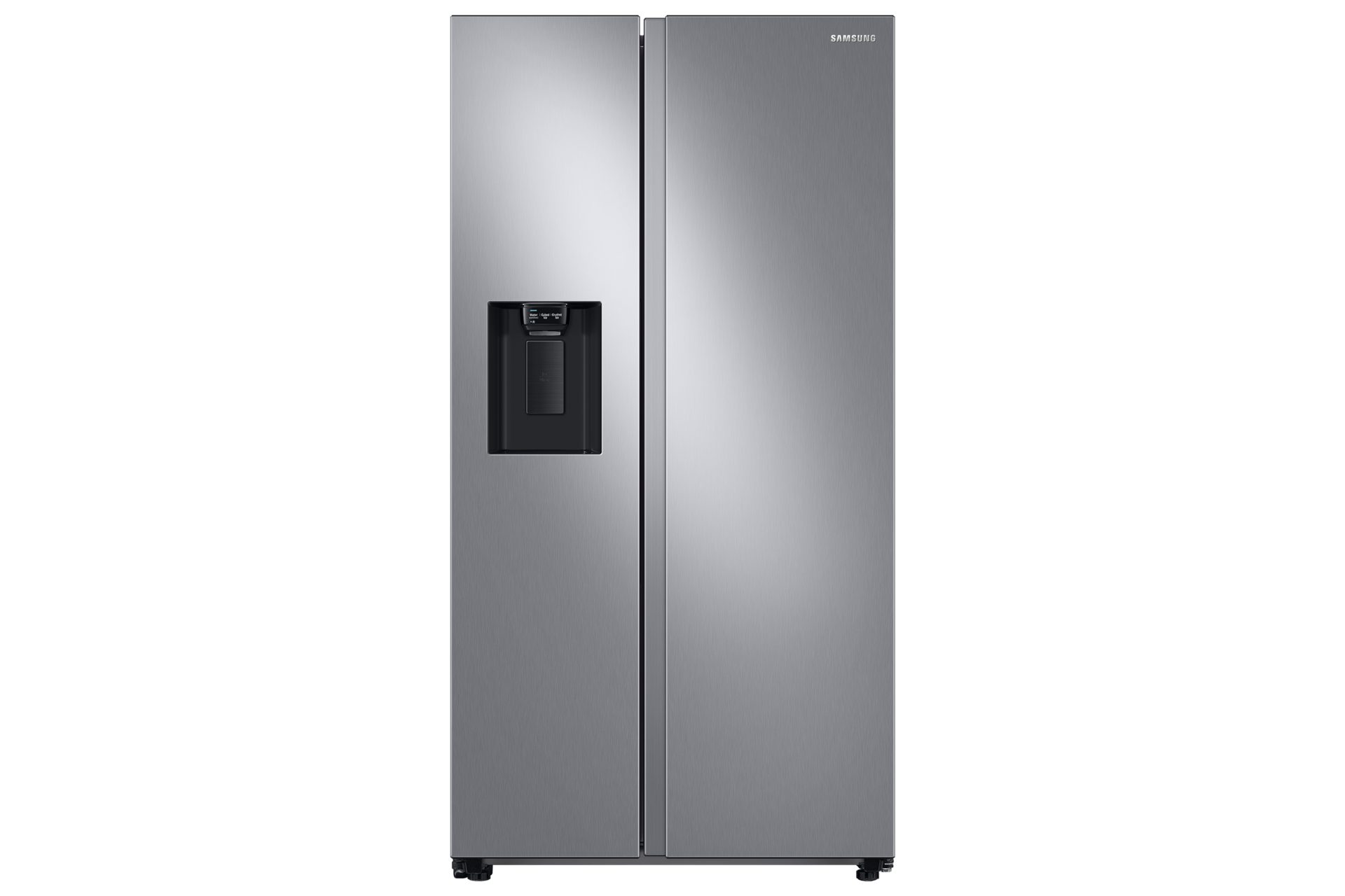 Refrigeradora Samsung SBS RS22T5200S9 Gris - Diseño frontal