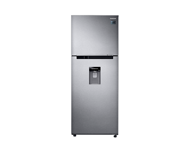 Refrigeradora Samsung Plata RT35K5730SL Top Freezer - Diseño frontal
