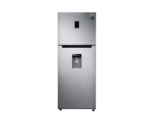 Refrigeradora Samsung Plata Top Freezer RT38K5930S8 - Diseño frontal