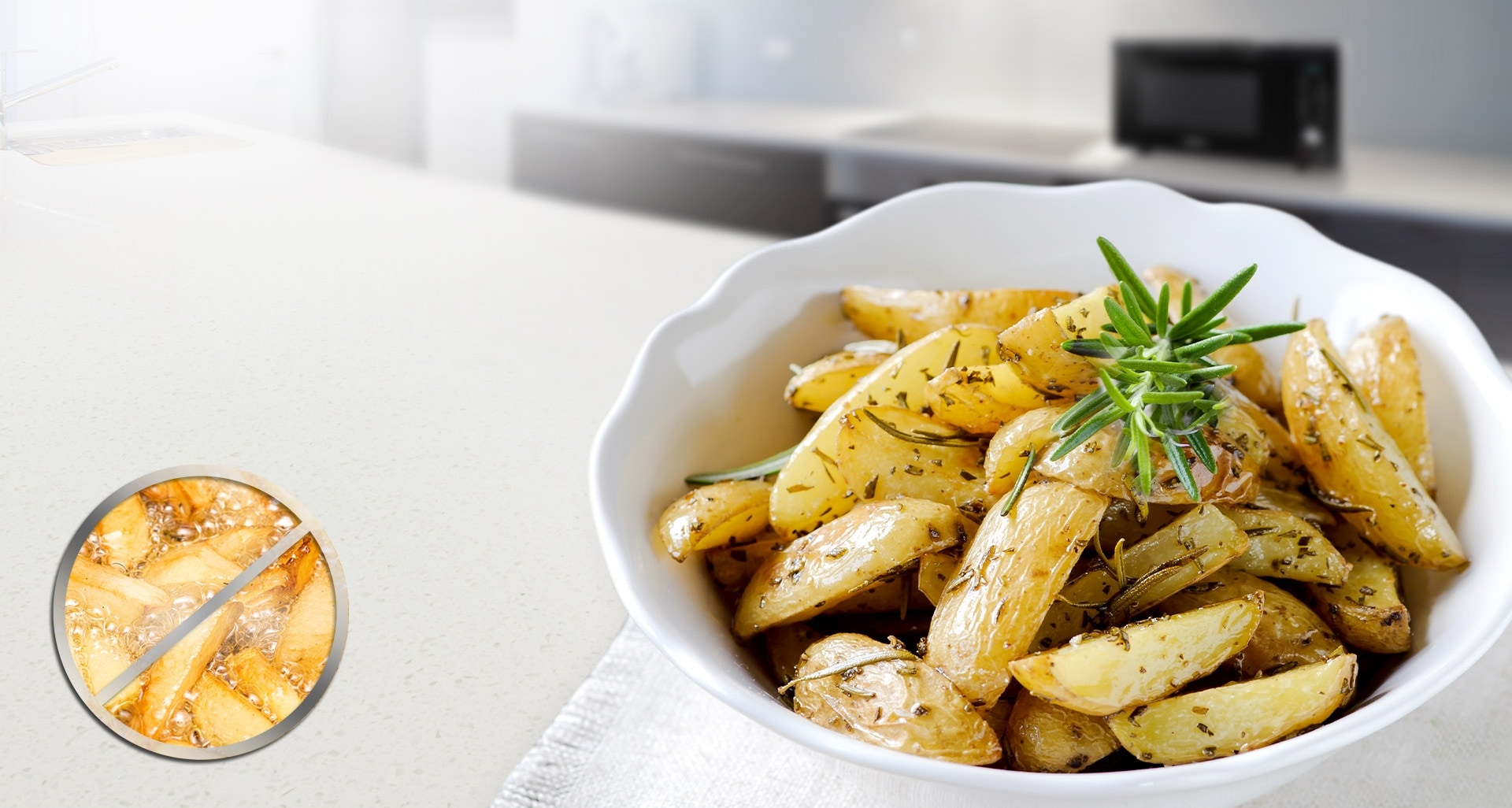 Disfruta de comida frita más saludable