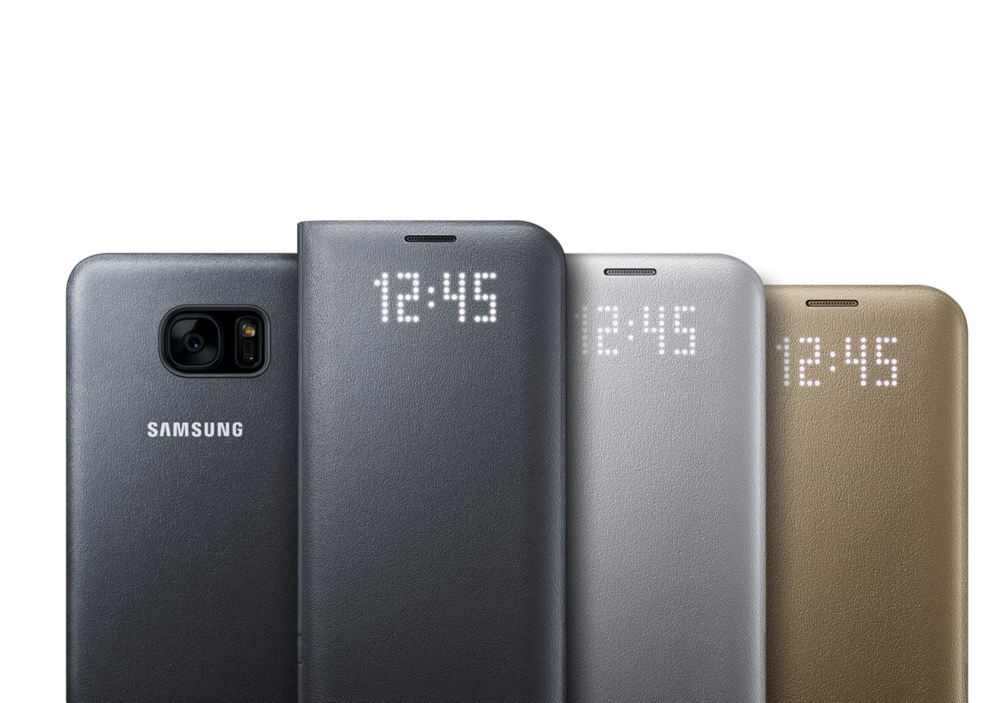 Samsung S7 Edge Led Cover Gold EFNG935PFEGWW