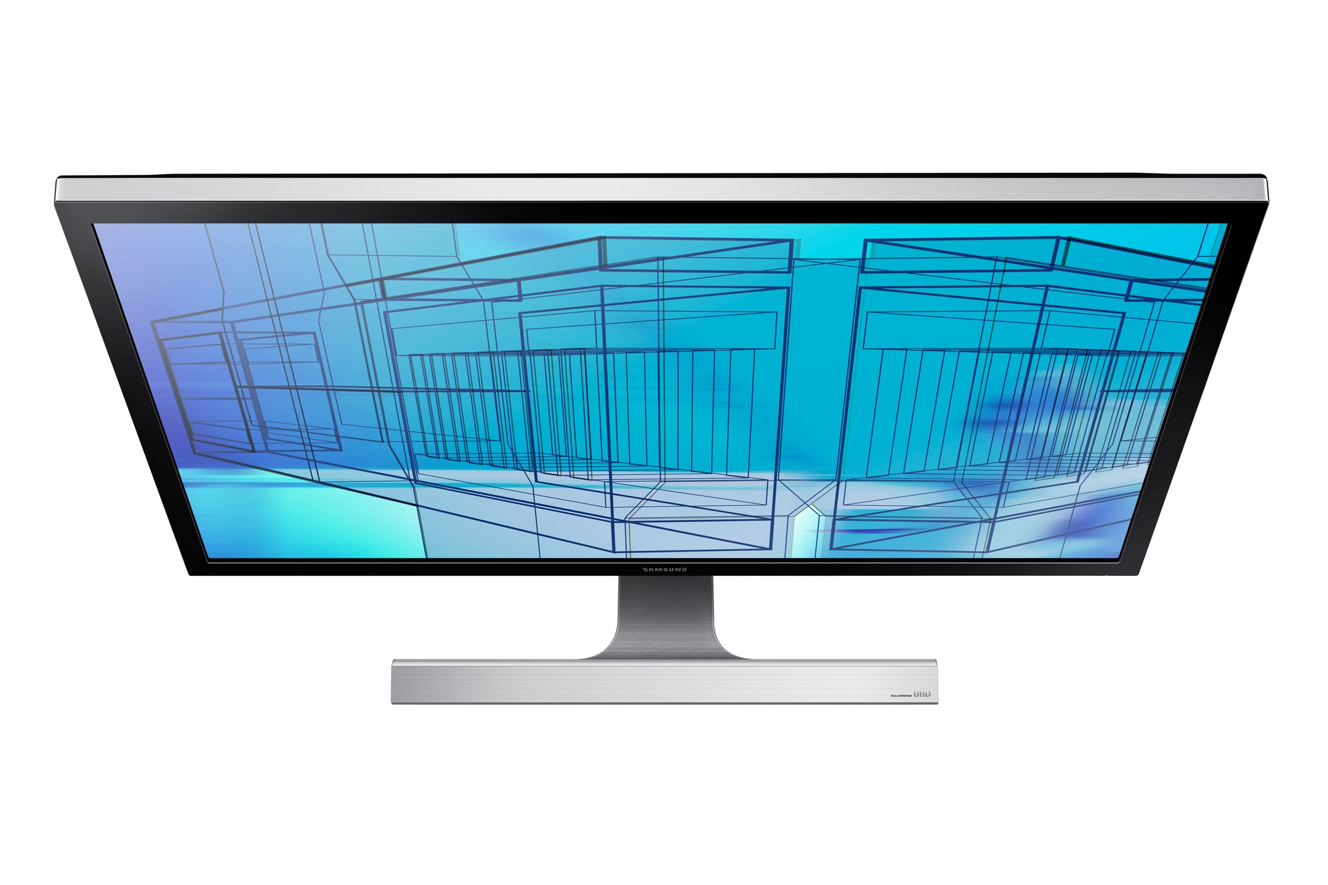 28" UHD monitor with premium metallic stand SAMSUNG Levant