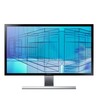 28 UHD monitor with premium metallic stand