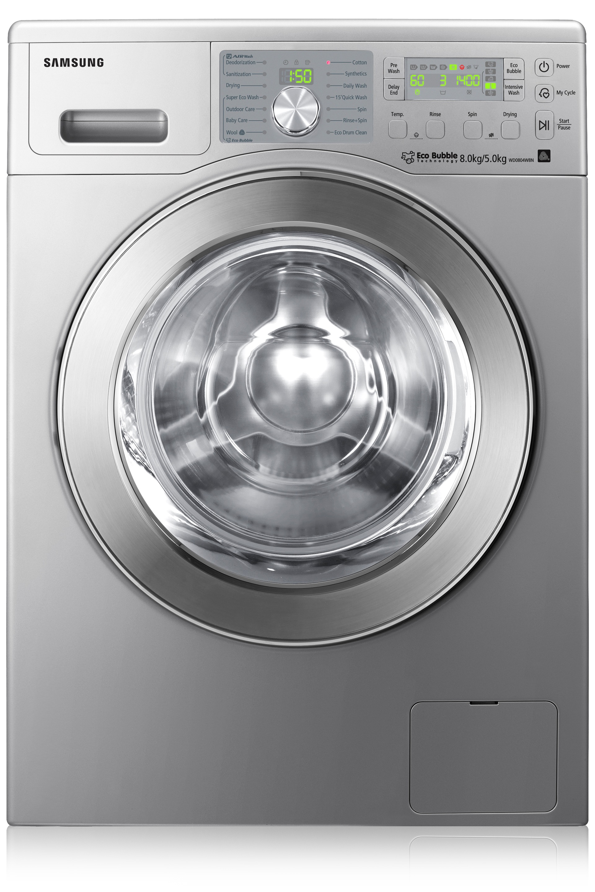 WD0804W8N/YFH 1 Front Silver