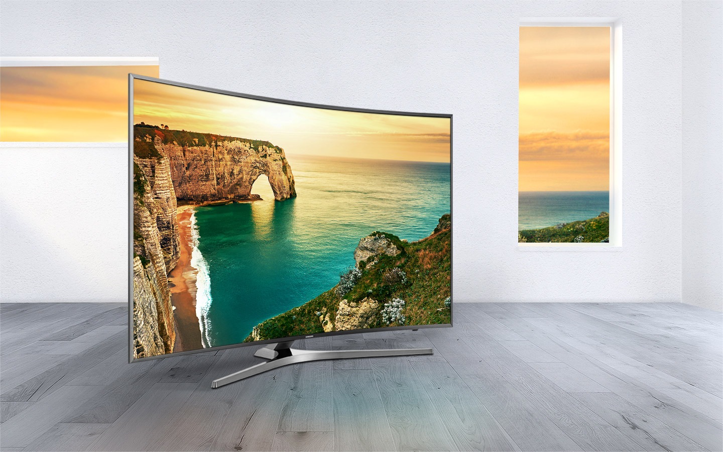 Tv Samsung de 55 pulgadas modelo UN55MU6500 LED 4K Ultra HD