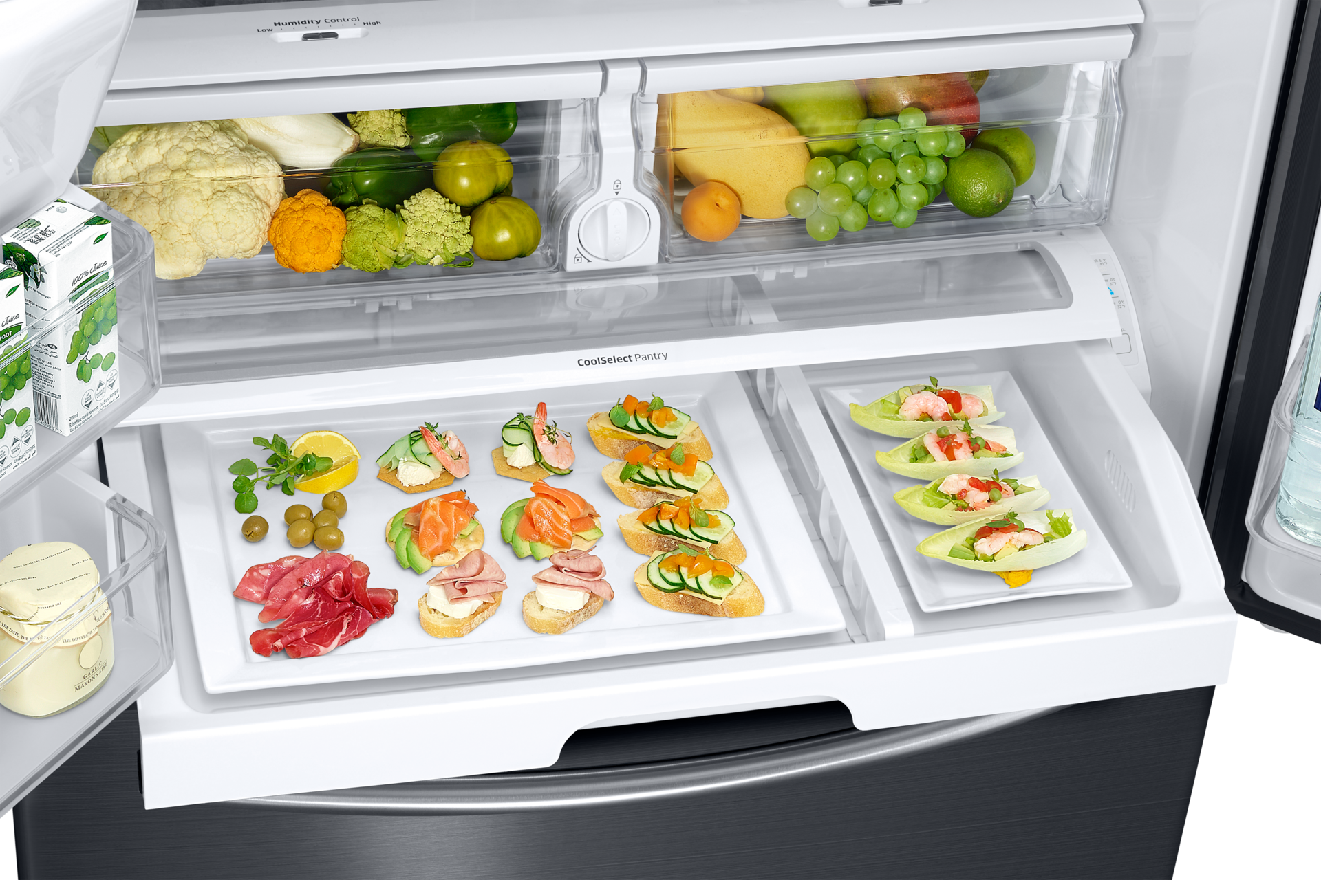 French Door 26 Ft, despachador dual y Cool Select Pantry RF263BEAESG