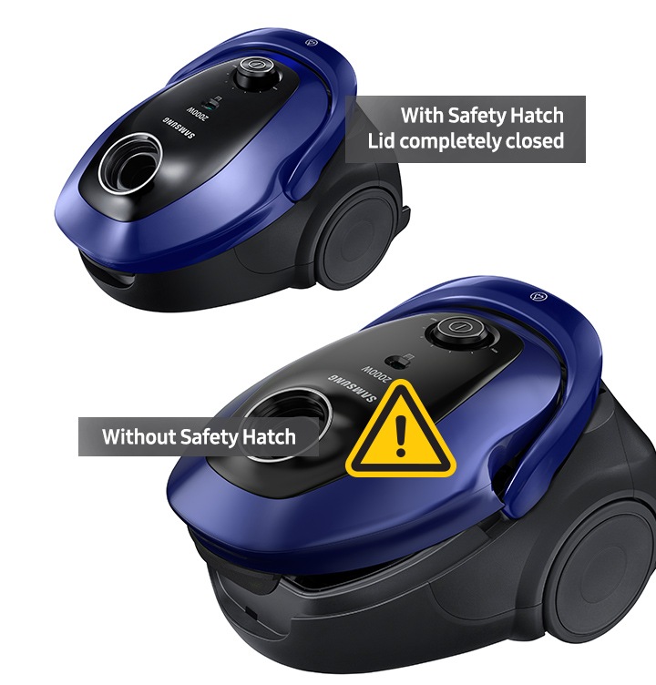 SAMSUNG Vacuum Cleaner Cloth Bag 2000 Watt 2.5 Liter Blue VC20M2510WB/GT