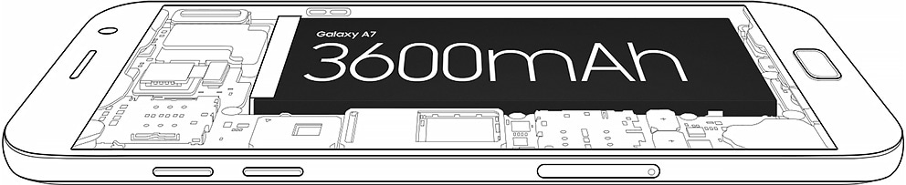 Improved performance with upgraded 3600mAh battery.