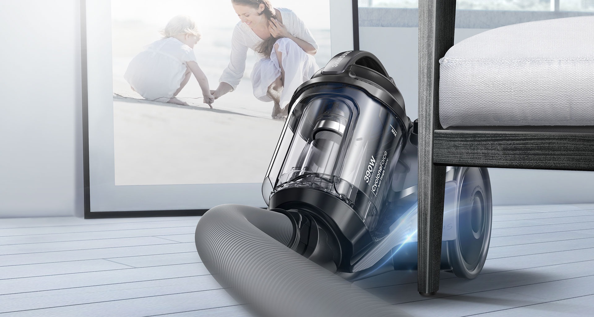 SAMSUNG VC15K4170VP Canister Vacuum Cleaner