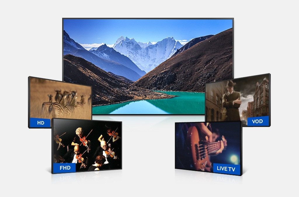 JU6600 Curved Smart 4K UHD TV: UHD upscaling enhances the quality of all of your viewing