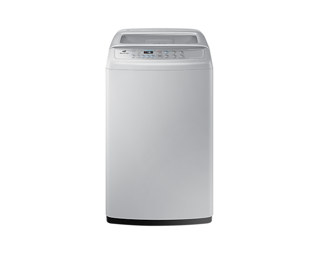 Buy Samsung 7kg Top Load Washing Machine in Gray - Front View