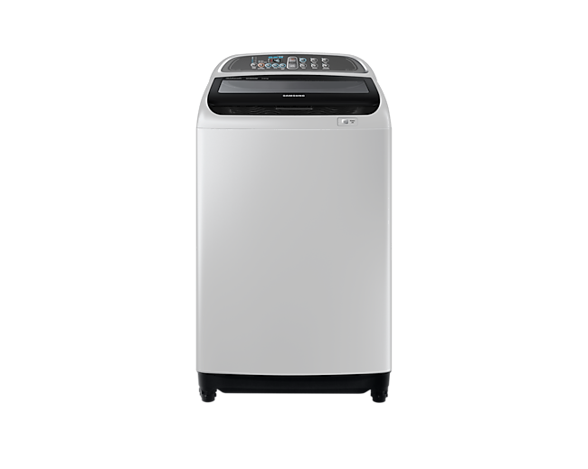 Samsung Top Load Washing Machine with Activ dualwash™, Silver (WA90J5710SG/FQ) 9kg Front
