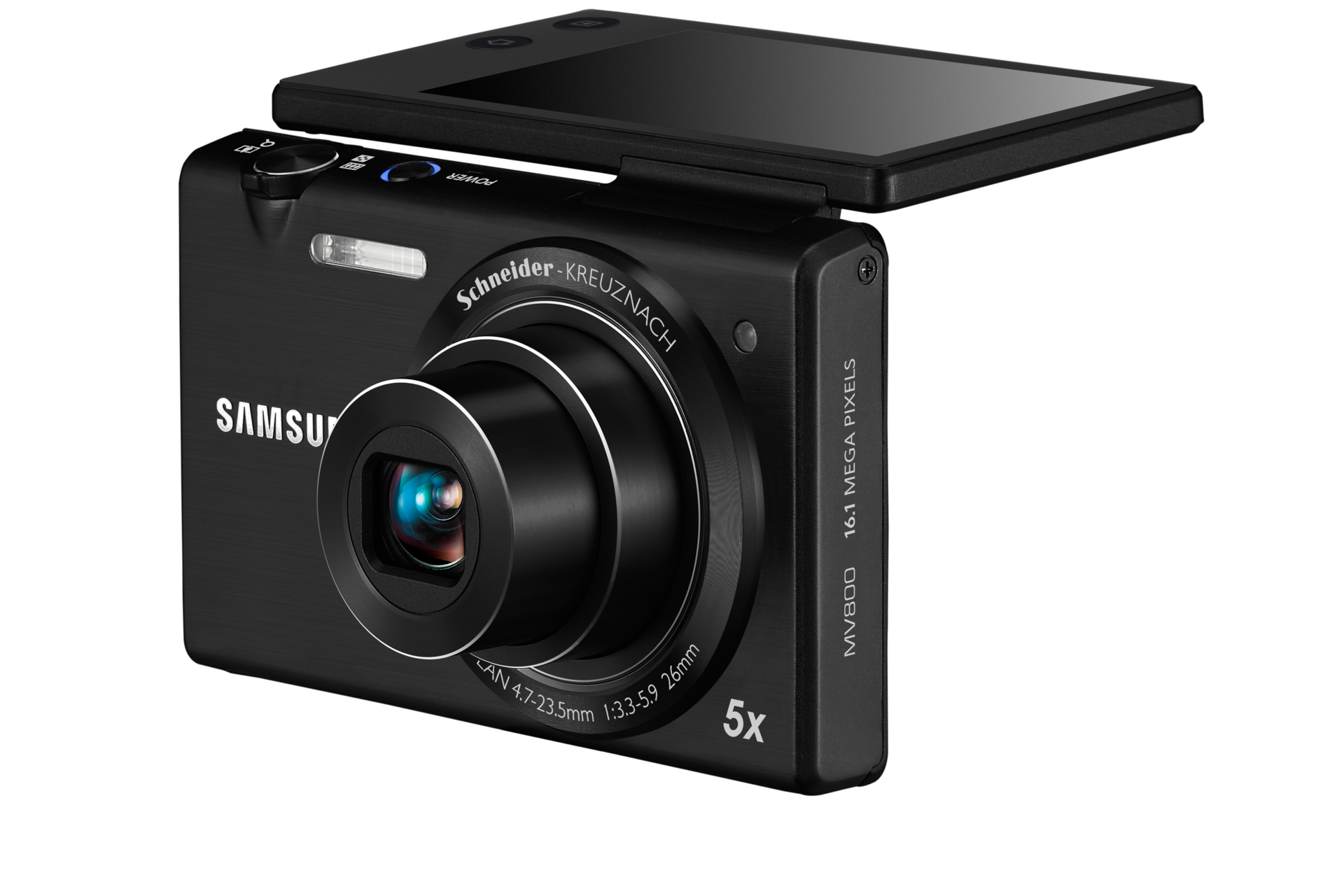 SAMSUNG MV800 3 Right Angle with flash