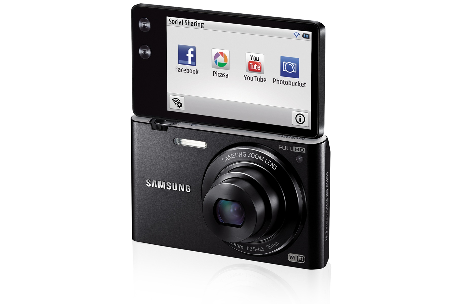 SAMSUNG MV900F 6 Right Angle Open Black