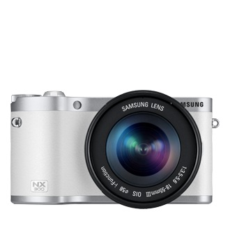 NX300 Front with Lens White