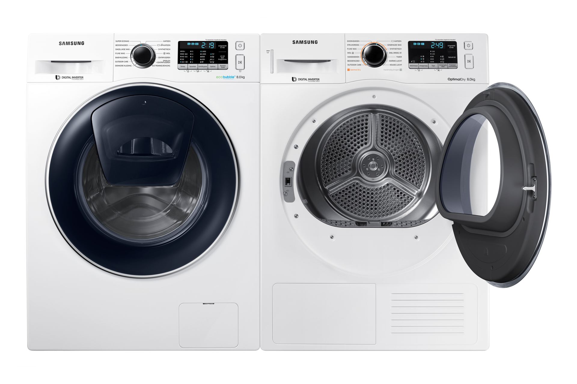 Samsung Warmtepomp Droger DV80M5210QW Samsung