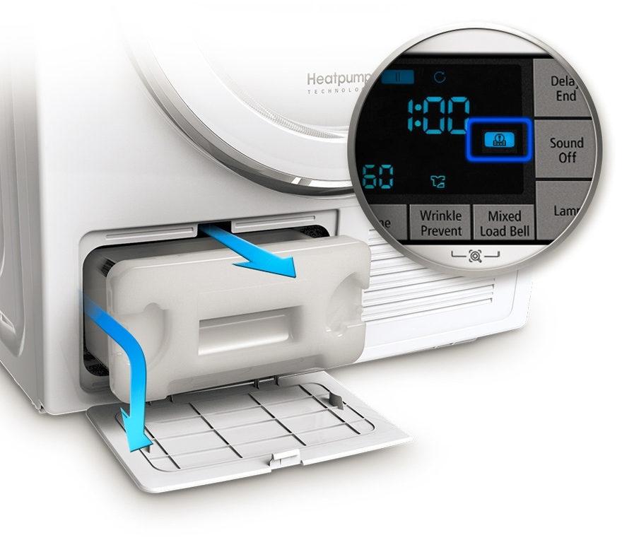 Samsung Warmtepompdroger 7KG DV70F5E2HGW Samsung