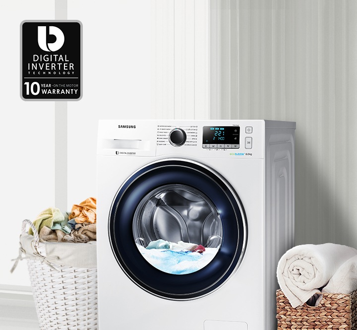 Samsung Eco Bubble™ Wasmachine 8KG WW80J5426DW | Samsung