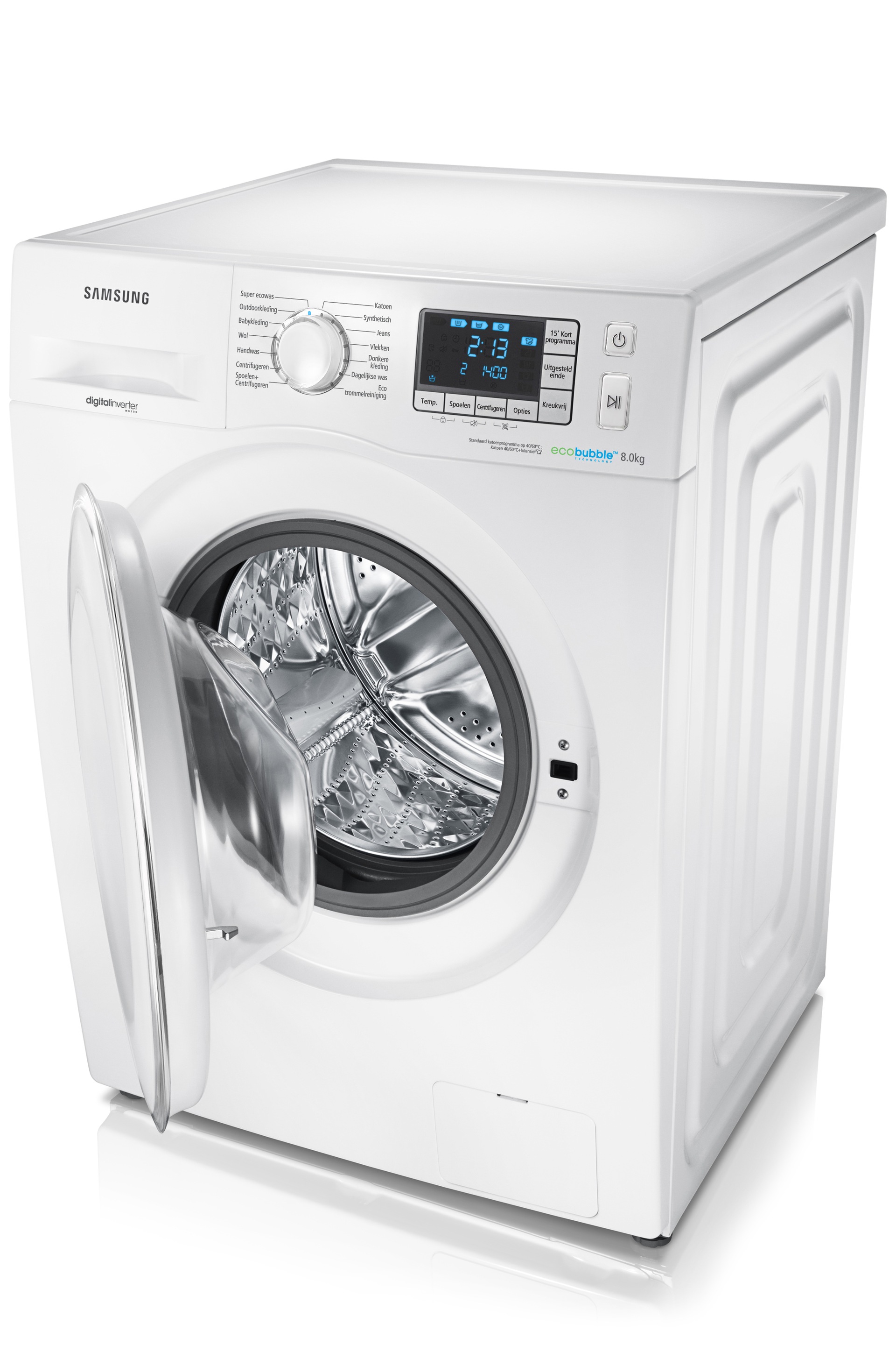 Samsung Eco Bubble™ Wasmachine 8KG WF80F5E5P4W Samsung