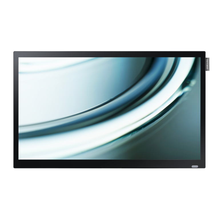 21,5 Profesjonell LED-skjerm DB22D-P
 P Forside Svart